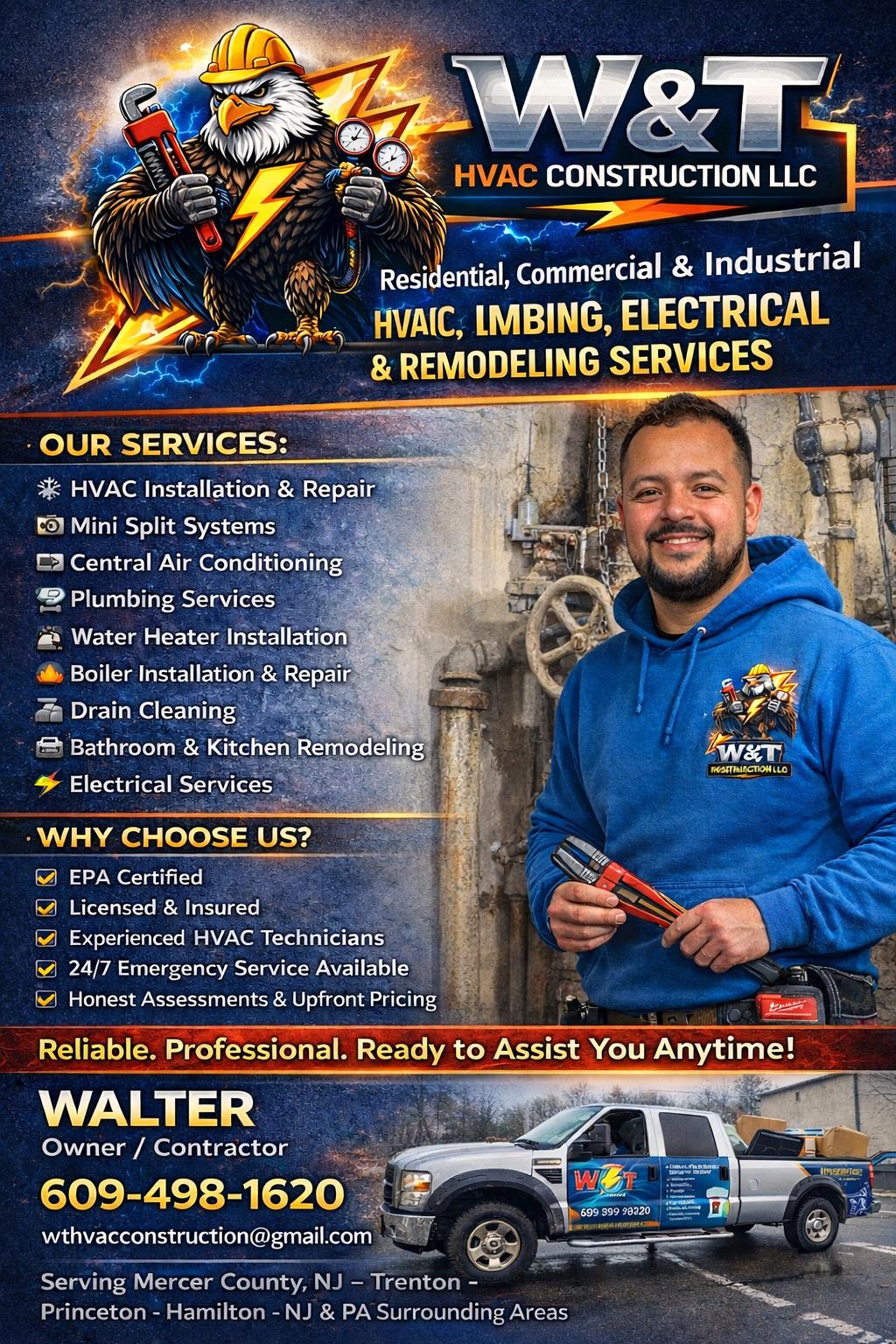 W&T HVAC Construction Services